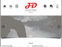 Tablet Screenshot of jarrodhibelldesign.com